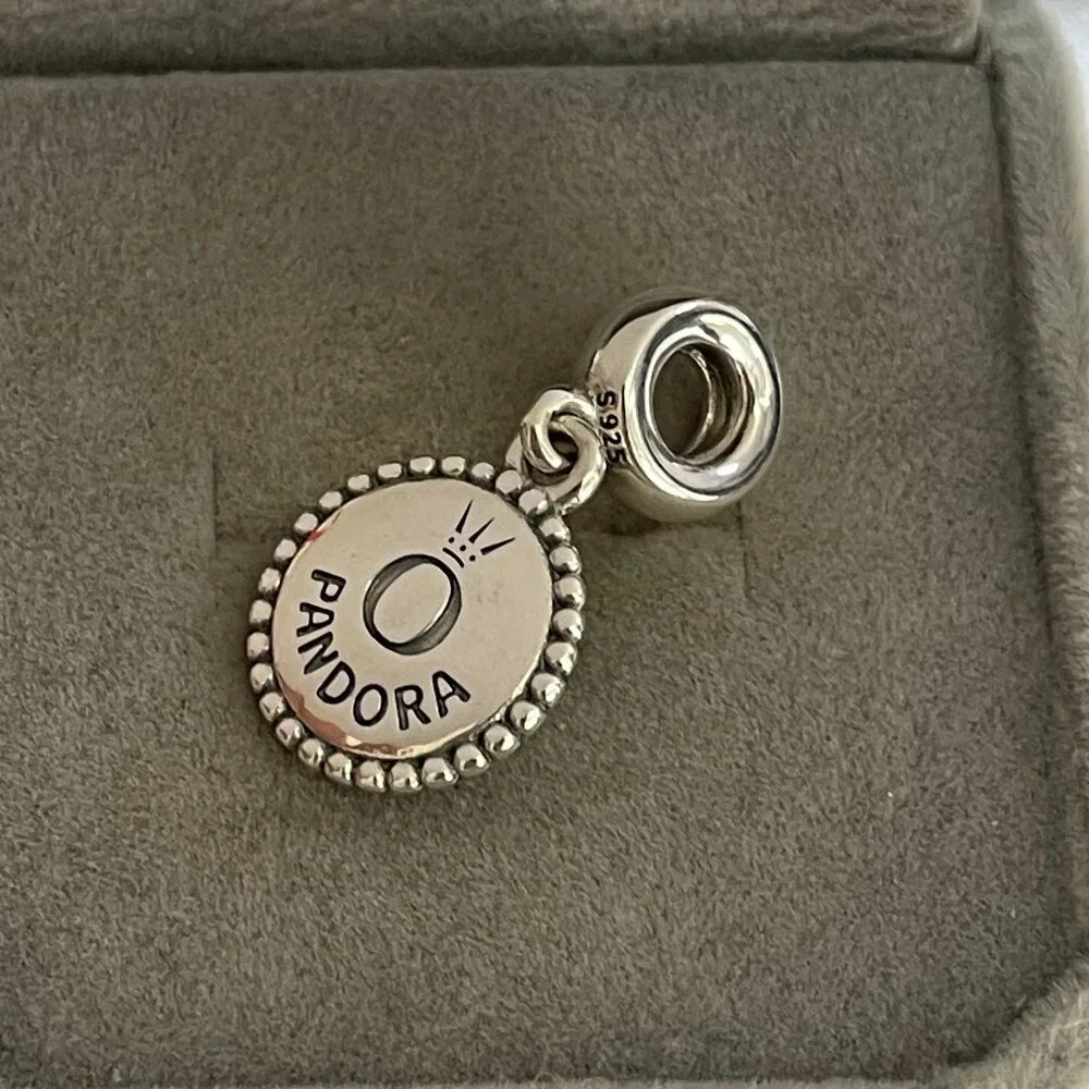 Pandora Engravable Scottish Cow Dangle Charm - Picture 4 of 4